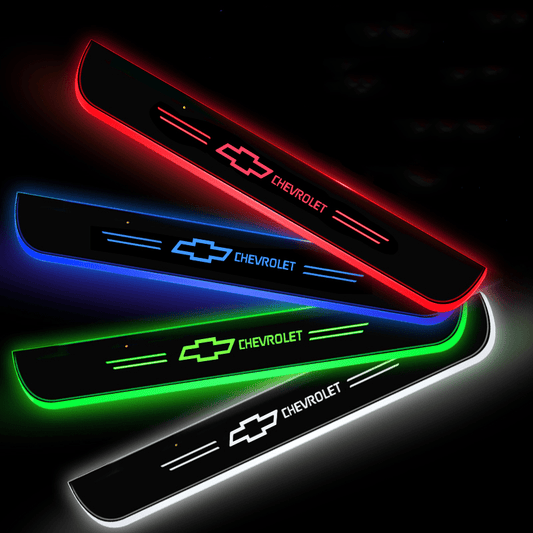 Chevrolet Compatible Intelligent LED Colorful Car Door Sill Protector