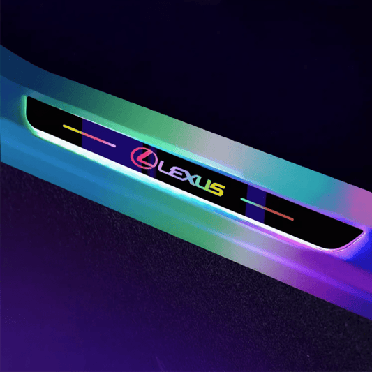 Lexus Compatible Intelligent LED Colorful Car Door Sill Protector