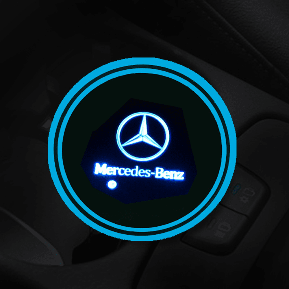 Mercedes-Benz Compatible LED Intelligent Luminous Coaster LED Cup