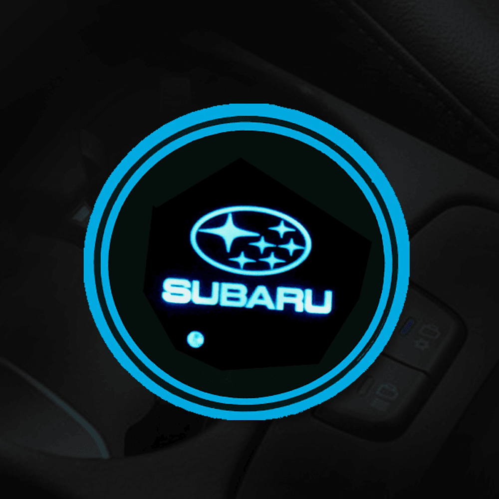 Subaru-kompatible LED-Untersetzer-LED-Getränkehalterbeleuchtung mit in –  Greetlight