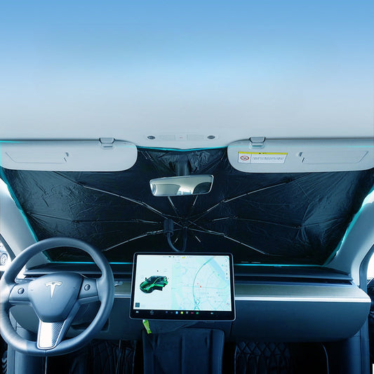 New 360° Bendable Handle Car Parasol Car Front Windshield Sun Protection Heat Shield Universal Car Parasol