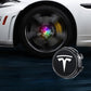 Suitable For Tesla Magnetic Suspension Hub Caps & LED Suspension Luminous Wheel Hub Lights