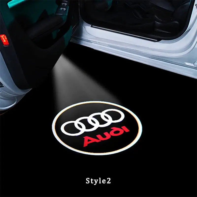 Audi-kompatibles HD-Tür-Willkommenslicht, Pfützenlicht, Mikro-Logo