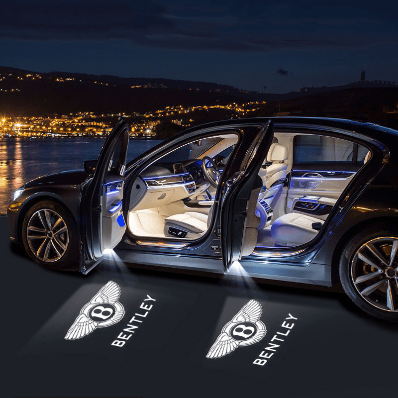 Bentley Compatible HD Door Welcome Light Puddle Light Micro Logo Projector Light Floor Light-Customizable