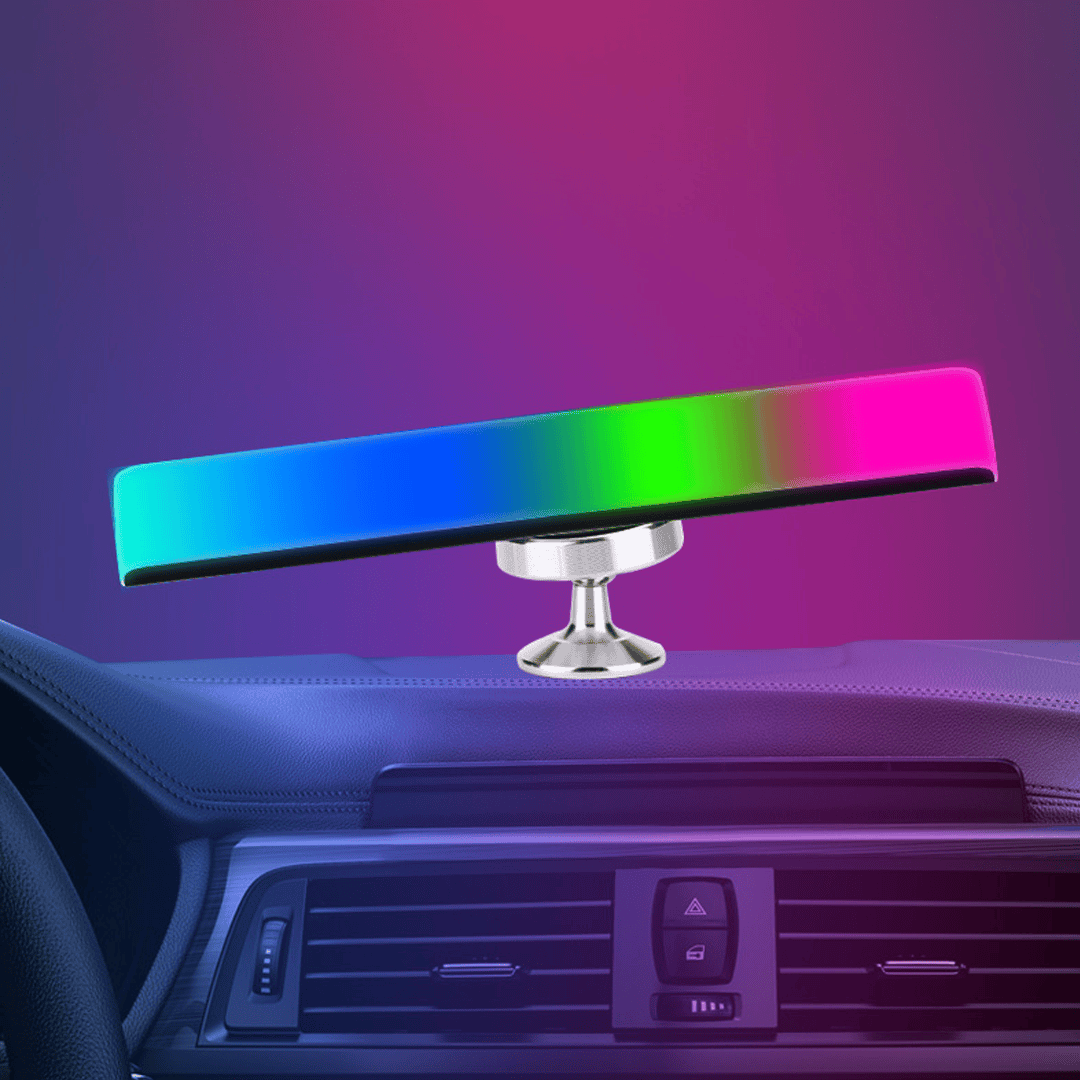 Car 3D Colorful Music Atmosphere Light RGB Sound Control Rhythm Light 2.0
