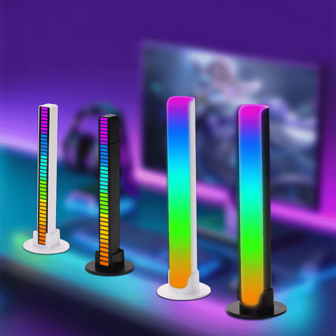 Car 3D Colorful Music Atmosphere Light RGB Sound Control Rhythm Light 2.0