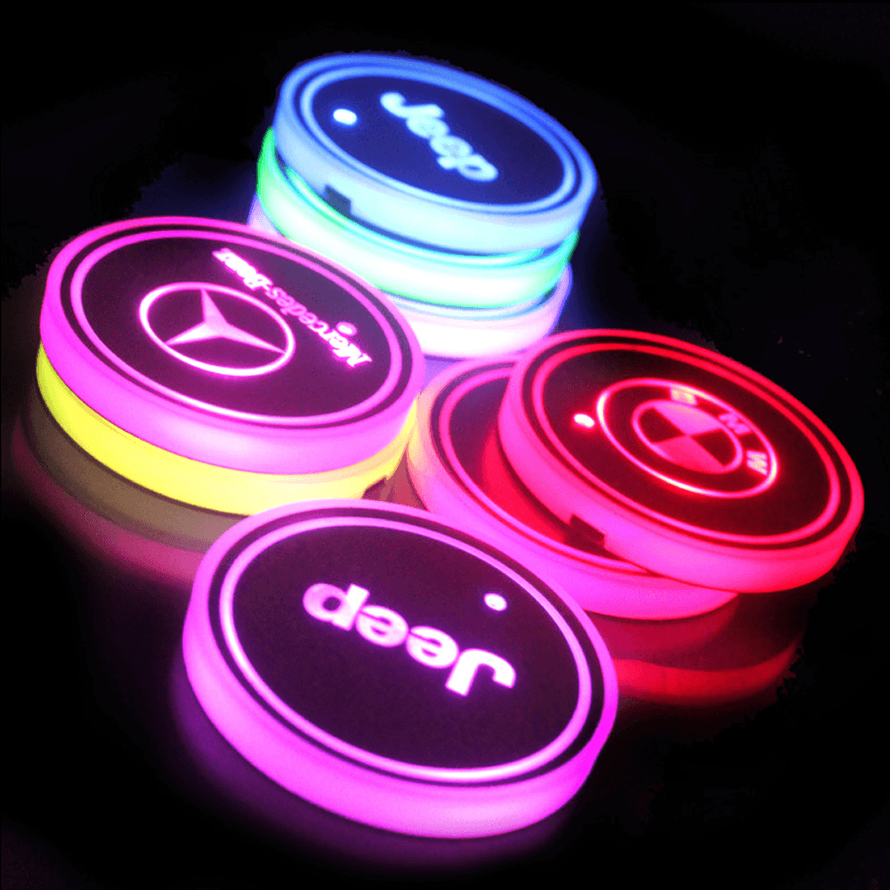 Car LED Smart Lighting Coaster-Customization