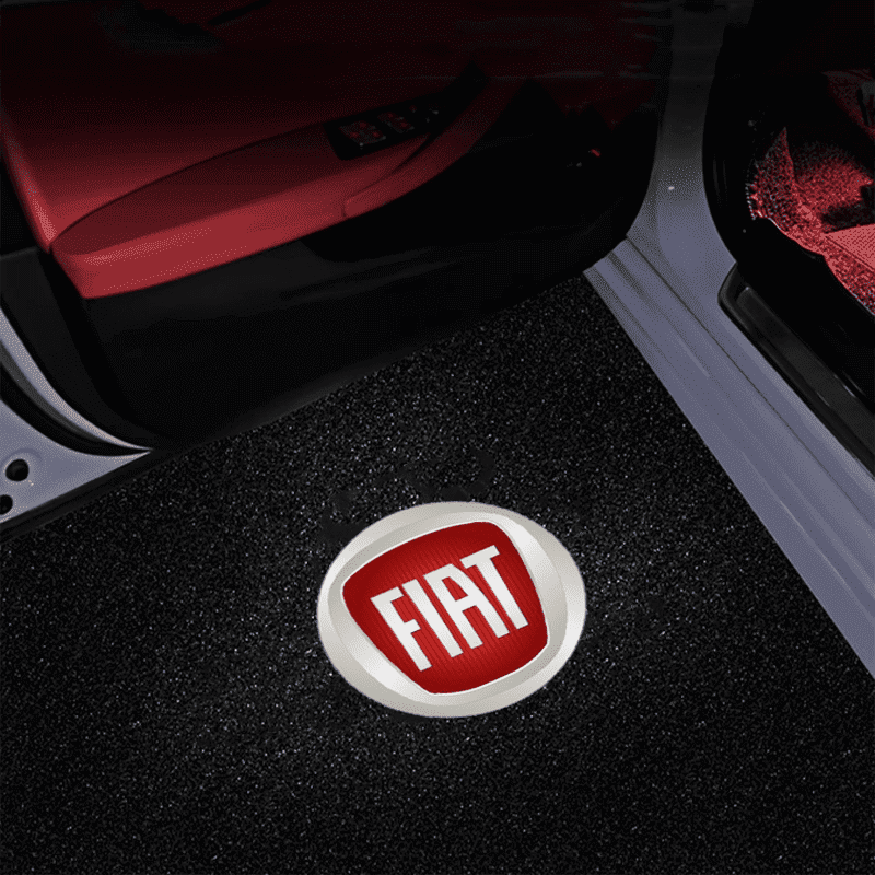 FIAT Compatible HD Door Welcome Light Puddle Light Micro Logo Projector Light Floor Light-Customizable