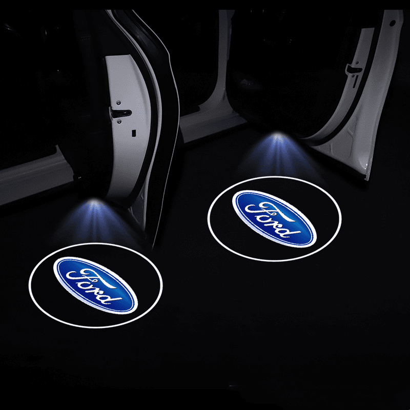 Ford Compatible HD Door Welcome Lights Puddle Lights Miniature Logo Projector Floor Lamp - Customizable