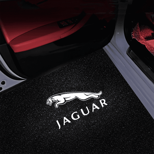 Jaguar Compatible HD Door Welcome Lights Puddle Lights Miniature Logo Projector Floor Lamp - Customizable