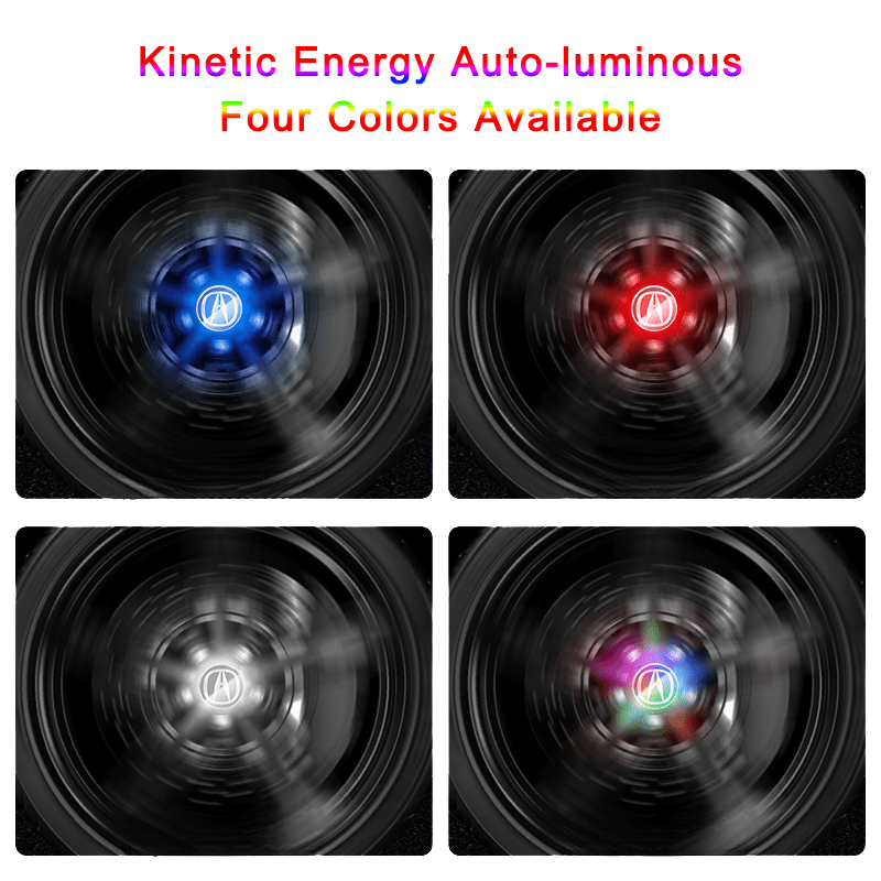 Suitable For Acura Magnetic Suspension Hub Caps & LED Suspension Luminous Wheel Hub Lights