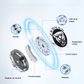 Suitable For Jaguar Magnetic Suspension Hub Caps & LED Suspension Luminous Wheel Hub Lights
