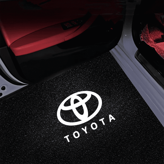 Toyota Compatible HD Door Welcome Light Puddle Light Micro Logo Projector Light Floor Light-Customizable