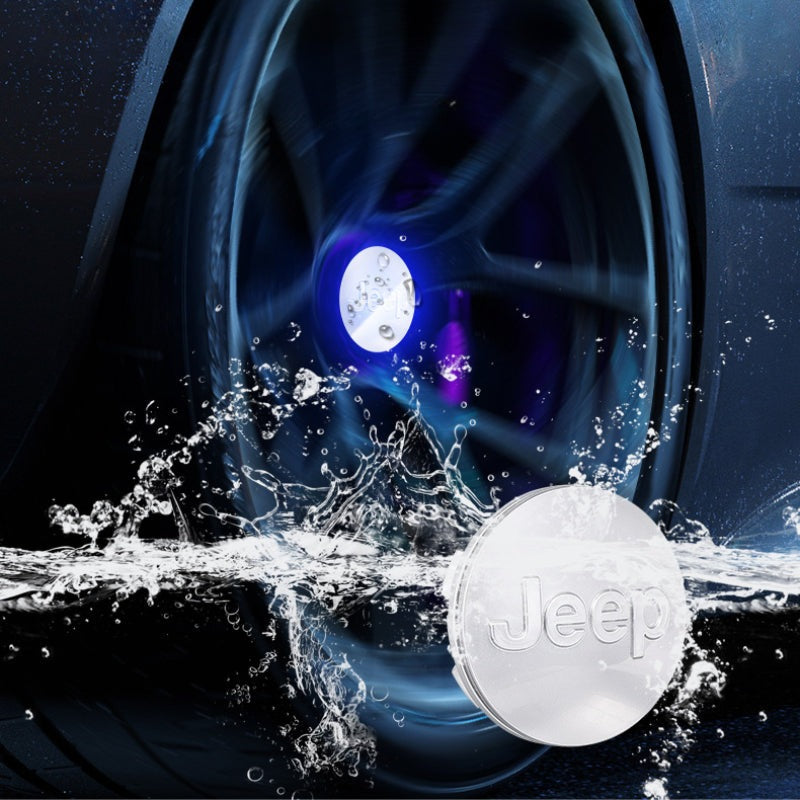 Suitable For Jeep Magnetic Suspension Hub Caps & LED Suspension Luminous Wheel Hub Lights