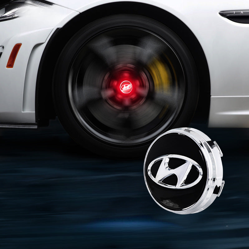 Suitable For Hyundai Magnetic Suspension Hub Caps & LED Suspension Luminous Wheel Hub Lights